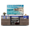 TV Stand Media Console Table Modern Entertainment Center for 65 inch TV Grey
