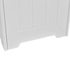 Wooden Laundry Cabinet Hamper Chest White Storage Cupboard Bin Household