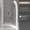35.4x23.7in LED Bathroom Mirror Backlit Illuminate Wall Mirror Bluetooth Antifog