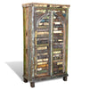 Reclaimed Wood Bookshelf Bookcase 2 Doors & 3 Shelves
