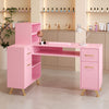 Professional Manicure Table Salon Nail Station Beauty Desk with Nailpolish Shelf