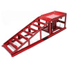 2x Heavy Duty 2 Ton Metal Car Ramp Lift Height Adjustable Hydraulic Jack Garage
