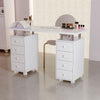 Nail Desk Professional Manicure Table Nail Tech Workstation Art Beauty Salon Bar