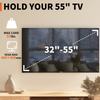 Extra Large Floor TV Stand TV Mount Adjustable Height Free Standing Home Office