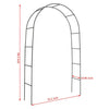 Metal Wedding Arch Trellis Garden Arbor for Climbing Plants Floral Decor