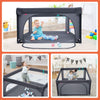 Baby Playpen Portable Kids Safety Infant Activity Center W/ 50 PCS Ocean Balls