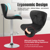 2x Bar Stools Gas Lift Swivel Stools Home Breakfast Pub Counter Chair PU Leather