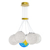 Modern Planet Earth Balls Globe Ceiling Pendant Light Shade Lampshade LED Bulb
