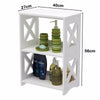 Bedside Table White Drawer Cabinet Small Side End Table Nightstand Storage Shelf