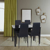 Round Square Rectangular Dining Table 2/4 Wooden Chairs Kitchen Room Restaurant