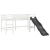' Loft Bed without White 90x200 Solid Wood Pine G4F9