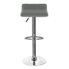 Bar Stool Set of 2 Counter Height Bar Chairs Swivel Adjustable Modern Armless
