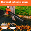 Garden 30cc Petrol Leaf Blower 3-in-1 Vacuum & Mulcher & Shredder Cordless