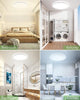 Bathroom Ceiling Lights Round Glass Shades Flush Fitting Living Room
