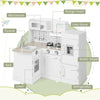 Kids Corner Play Kitchen Wooden Children Role Play Pretend Cooking Playset