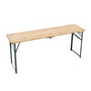 177cm Long Wooden Folding Garden Table Outdoor Picnic Table Beer Table UK