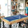 Combo Entertainment Game Table with Stackable Design-Natural