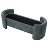 Fabric Upholstered Storage Ottoman Bench Bed End Of Stool Window Seat Shoe Stool