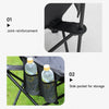 Portable Folding Camping Chair Fishing Garden Festival Beach Single/Duble Seater