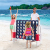 Giant Connect 4 Four in A Row Game Set 120x104cm 4-to-Score Outdoor Garden Game