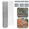 Welded Wire Mesh Galvanised Fence Aviary Rabbit Hutch Chicken Run Coop Pet 1"x1"