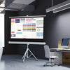 Projector Screen Tripod Hd 16:9 Mobile Projection Meeting Conference Home Cinema