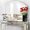 70 x 100cm Silver Wall Mirror Arched Mirror Girls Room Hallway Mirror Home Decor