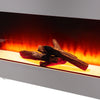 Electric Fireplace Wall Mounted LED Fire Heater 1000/2000W MDF Surround Suite
