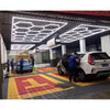Car Hexagon LED Lighting Detail Garage Workshop Retail Light Honeycomb Hex Gym