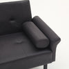 3 Seater Click Clack Sofa Bed Recliner Settee Couch Sofabed with Bloster Pillows