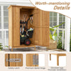 5FT × 3 FT Outside Backyard Utility Tool Organizer Wooden Garden Shed