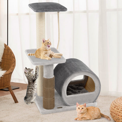 Large Cat Tree Tall Cat Tower Multi Level Activity Centre Indoor Cat Furniture
