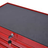 Portable Tool Box 7 Drawers Lockable Roll Cab Cabinet Tool Chest Garage Storage
