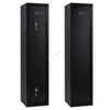 Gun Cabinet Storage 6 Shotgun Heavy Duty Steel Safe Rifke Key Locks Home Black