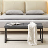 Velvet Padded Ottoman Stool Bed Bench Dining Bench Multicolor Livingroom Bedroom