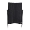 Square Round Rattan Coffee Table with 2/4 Chairs Set Bistro Outdoor Garden Patio