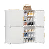 Shoe Rack Shoe Storage Cabinet Shelf Unit Dustproof Door Hallway Stand Organiser