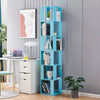 190cm Rotating Bookcase, Freestanding Bookshelf for Living Room, Corner Bookcase