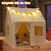 Large Toddler Playhouse w/ Glow in the Dark Stars-Beige