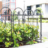 Heavy Duty Wrought Iron Metal Garden Fencing Steel Estate Railings Fence Panels
