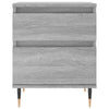 Bedside Cabinet Grey Sonoma 40x35x50 cm Engineered Wood