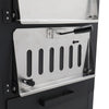 3-Tier Outdoor Garden Pizza Oven w/ Chimney Freestanding Charcoal BBQ Grill