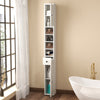 Tall Bathroom Cabinet Freestanding Storage Cabinet Organizer W/ Adjustable Shelf