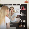 LED Mirror Dressing Table Vanity Set with Storage Cabinet Drawer Shelf Bedroom