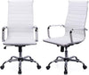 Exofcer High Curved Back PU Leather Home Office Chair Executive Computer Chair