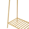 Bamboo Garment Coat Clothes Stand Rack Hat Shoe Wooden Hanger Holder Shelf Tidy