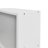 White 2-5 Tier Cube Bookcase Display Bookshelf Storage Unit Shelving Wooden Rack