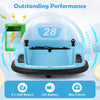 Kids Ride on Bumper Car 12V Electric Bumping Car 360 Degree Spin Blue