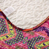 Bohemia Patchwork Bedspread Quilte Set Throw Rugs Bedding King Size Pillowcases