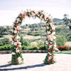 Round/Oval/Square Wedding Arch Stand Birthday Party Backdrop Flower Balloon Deco